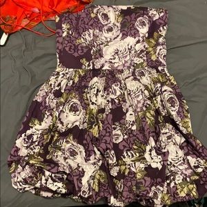 Purple baby doll dress